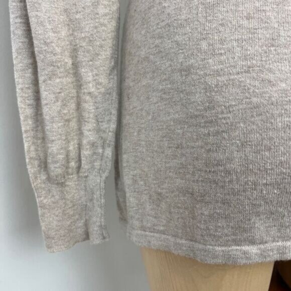 Mexx Women's Size Large Beige Tie Belted Open Front Cardigan Sweater Knit Boho - Picture 6 of 12